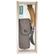 Opinel - Ecrin-Plumier Bois Couteau Champignon N8 Chêne Lame Inox Etui - 1327