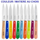 COUTEAU D'OFFICE OPINEL N°112 LAME LISSE INOX OU CARBONE / COULEUR AU CHOIX