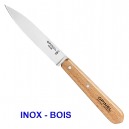 COUTEAU D'OFFICE OPINEL N&deg;112 LAME LISSE INOX OU CARBONE / COULEUR AU CHOIX