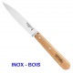 COUTEAU D'OFFICE OPINEL N°112 LAME LISSE INOX OU CARBONE / COULEUR AU CHOIX