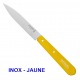 COUTEAU D'OFFICE OPINEL N°112 LAME LISSE INOX OU CARBONE / COULEUR AU CHOIX