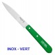 COUTEAU D'OFFICE OPINEL N°112 LAME LISSE INOX OU CARBONE / COULEUR AU CHOIX