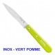 COUTEAU D'OFFICE OPINEL N°112 LAME LISSE INOX OU CARBONE / COULEUR AU CHOIX