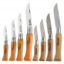 COUTEAU OPINEL N°2, N°3, N°4 ou N°5 CARBONE OU INOX AU CHOIX