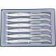 A.G.David - Coffret 6 Couteaux Laguiole 23cm Monobloc Inox Microdenté - 2899