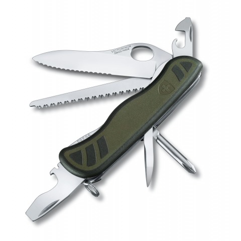 Victorinox - Couteau Suisse Soldat Suisse 2008 Kaki 10 Fonctions - 0.8461.MWCH