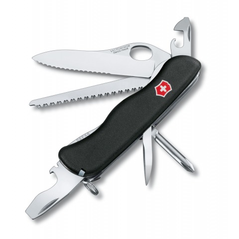 Victorinox - Couteau Suisse Trailmaster Military Noir 12 Fonctions - 0.8463.MW3