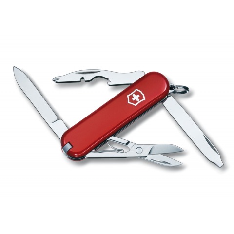 Victorinox - Couteau Suisse Rambler Rouge 10 Fonctions - 0.6363