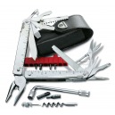 VICTORINOX SWISSTOOL PLUS 38 OUTILS ETUI CUIR 3.0338.L