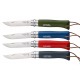 Opinel - Couteau Baroudeur N8 Charme Couleur Lame Inox Lacet - 170x