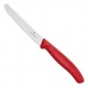 COUTEAU TABLE/TOMATE VICTORINOX LAME CRANTEE 11CM BOUT ROND