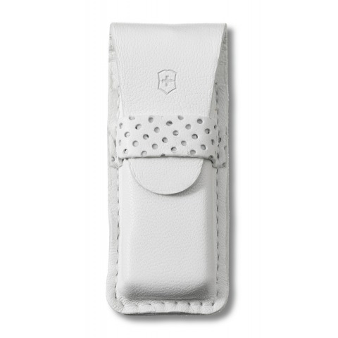 Victorinox - Etui Cuir Blanc Pour Tomo Ou Canif Jusqu'à 7 Outils 58mm - 4.0762.7