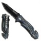 COUTEAU TAC FORCE OUVERTURE ASSISTEE AIGLE/ MANCHE 12 CM + CLIP