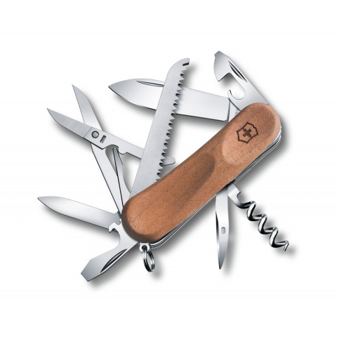 Victorinox - Couteau Suisse Evowood 17 Manche Noyer 14 Fonctions - 2.3911.63