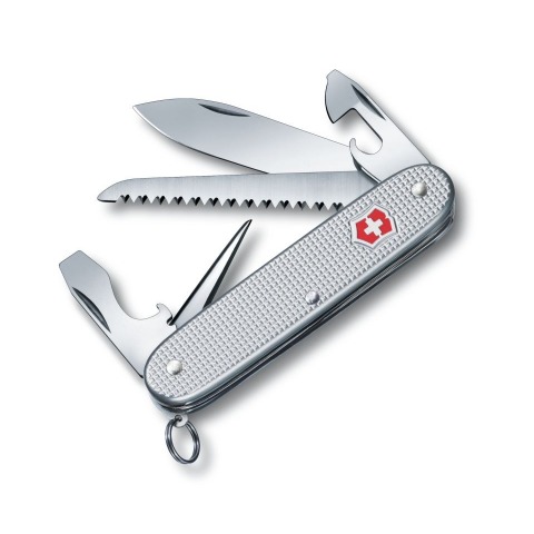 Victorinox - Couteau Suisse Farmer Alox Silver 9 Fonctions - 0.8241.26