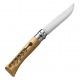 OPINEL COUTEAU N°10 AVEC TIRE BOUCHON 2 OUTILS LAME INOX MANCHE HETRE 13 CM