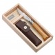 Opinel - Ecrin-Plumier Bois Couteau N8 Olivier Lame Inox Etui - 2985