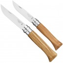 OPINEL COUTEAU N° 6 OU 8 LUXE MANCHE BOIS OLIVIER LAME INOX / REF 894 994