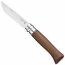 OPINEL 992 COUTEAU LUXE N° 8 MANCHE 11 CM EN NOYER / LAME INOX 8.5 CM