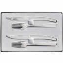LOUIS CAU - COFFRET 4P 2 FOURCHETTES-2 COUTEAUX LE THIERS TETATETE 1 / 14038.AC