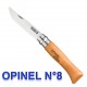 COUTEAU OPINEL CARBONE N° 6 7 8 9 TAILLE AU CHOIX