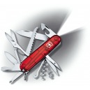 Victorinox - Couteau Suisse Huntsman Lite LED Rubis 22 Fonctions - 1.7915.T