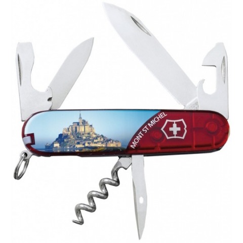 Victorinox - Couteau Suisse Spartan Mont Saint-Michel 13 Fonctions - 1.3603.TE11