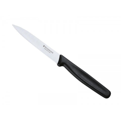 Victorinox - Couteau Office 10 cm Noir A Dents - 5.0733