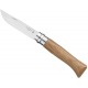 Opinel - Couteau Bois Classique N8 Chêne Lame Inox - 990