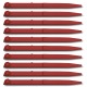 Victorinox - Grand Cure-Dents - Lot de 10 - Rouge - A.3641.1.10