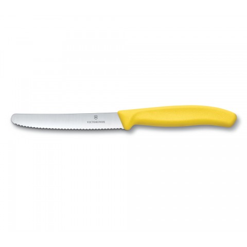 Victorinox - Couteau À Tomates Et De Table Swiss Classic - Jaune - 6.7836.L118