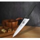 Victorinox - Couteau Decouper 19Cm Noir A Dents - 5.2033.19