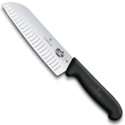 Victorinox - Couteau Santoku Fibrox - Noir - 5.2523.17