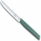 Victorinox - Couteau Tomate Denté 11cm Swiss Modern - Vert Sauge - 6.9006.11W43