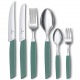 Victorinox - Fourchette à Dessert Swiss Modern - Vert Sauge - 6.9036.0643