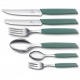 Victorinox - Fourchette à Dessert Swiss Modern - Vert Sauge - 6.9036.0643
