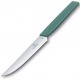 Victorinox - Couteau Steak Denté 12cm Swiss Modern - Vert Sauge - 6.9006.12W43