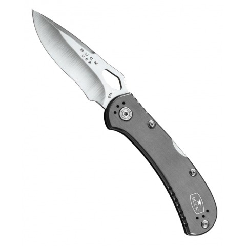 Buck - Couteau Pliant Spitfire Manche Alu Gris Lame Inox 8.3cm Clip - 7722.GY