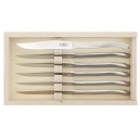 A.G.David - Coffret 6 Couteaux Laguiole 23cm Monobloc Inox Microdenté - 2899