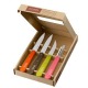 Opinel  - Coffret 4 Couteaux Essentiels Cuisinier N112-115 Inox - 958.P