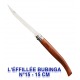 COUTEAU OPINEL LUXE N° 8,10,12 ou 15 L'EFFILEE MANCHE BUBINGA