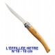 COUTEAU OPINEL LUXE N° 8,10,12 ou 15 L'EFFILEE MANCHE HETRE CUISINE