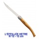 COUTEAU OPINEL LUXE N° 8,10,12 ou 15 L'EFFILEE MANCHE HETRE CUISINE