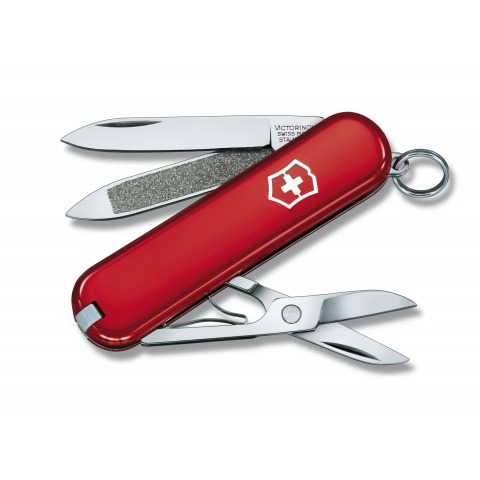 COUTEAU SUISSE VICTORINOX CLASSIC 7 OUTILS MODELE AU CHOIX ROUGE ROSE EDELWEISS 