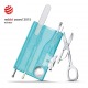 VICTORINOX SWISS CARD SWISSCARD NAILCARE TURQUOISE MANUCURE 13 OUTILS