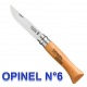 COUTEAU OPINEL CARBONE N° 6 7 8 9 TAILLE AU CHOIX