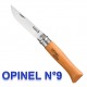 COUTEAU OPINEL CARBONE N° 6 7 8 9 TAILLE AU CHOIX