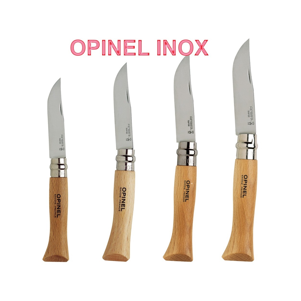 OPINEL INOX N° 6 7 8 9 TAILLE AU CHOIX 952 PrixCanon