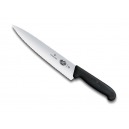 Victorinox - Couteau Decouper 19Cm Noir A Dents | 5.2033.19
